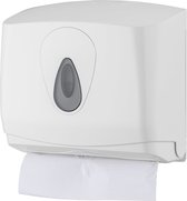 Handdoekdispenser mini - Wit - PlastiQline - Kunststof