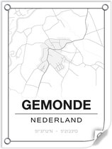 Tuinposter GEMONDE (Nederland) - 60x80cm