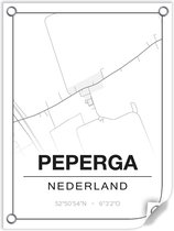 Tuinposter PEPERGA (Nederland) - 60x80cm