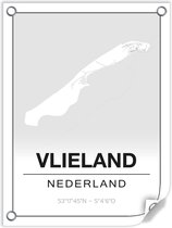 Tuinposter VLIELAND (Nederland) - 60x80cm