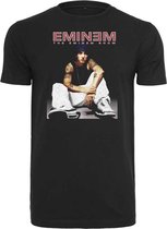 Urban Classics Eminem Heren Tshirt -3XL- Eminem Seated Show Zwart