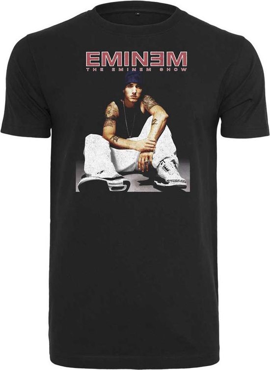 veteraan hypothese Tweede leerjaar Urban Classics Eminem Heren Tshirt -3XL- Eminem Seated Show Zwart | bol.com