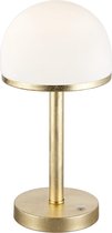 LED Tafellamp - Trion Berl - 4W - Warm Wit 3000K - Dimbaar - Rond - Mat Goud - Aluminium - BSE