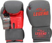 LegendClima Bokshandschoenen Heren/Dames Mat Zwart-Rood PU  14 oz