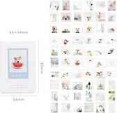 Matchbox Kawaii penpal knutsel stickers | 20 stickers |  White | cadeau – kado – geschenk – gift – verjaardag – verassing – feestdag – versiering – decoratie - schattig - Japan - T