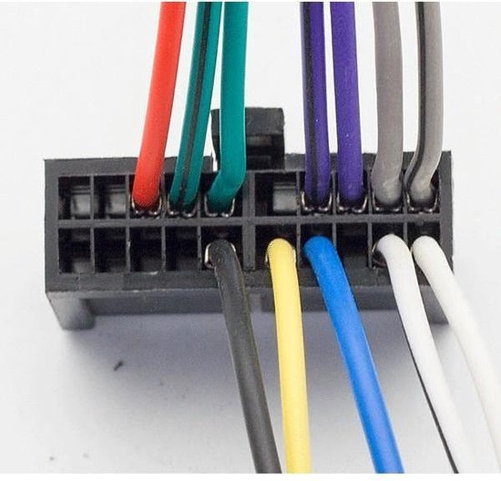 Câble de commutation adaptateur ISO pour autoradio, compatible