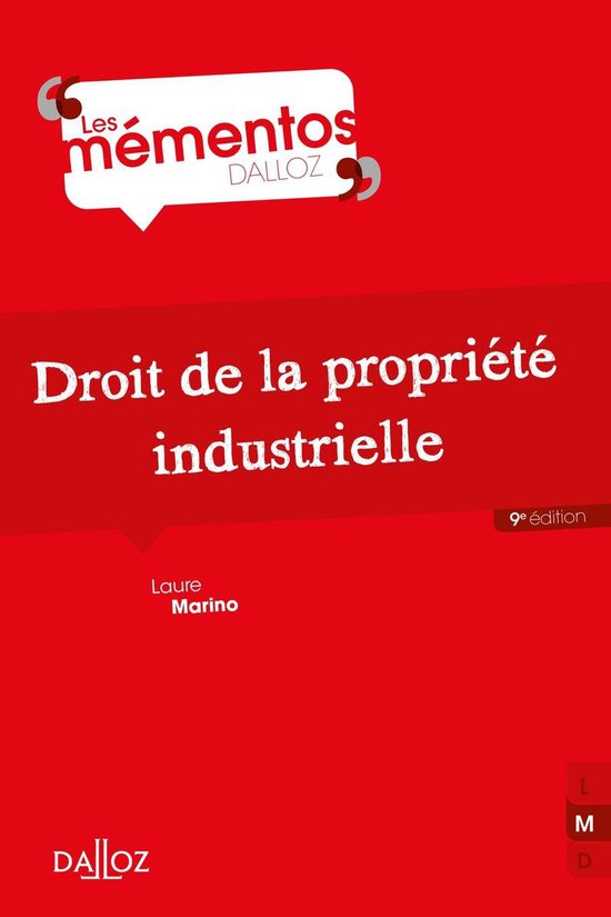 Mémentos - Droit de la propriété industrielle. 9e éd. - cover