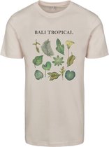 Urban Classics Dames Tshirt -L- Bali Tropical Roze