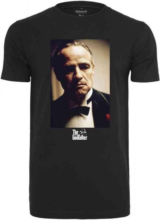 Merchcode The Godfather - Godfather Portrait Heren T-shirt - S - Zwart