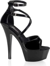 Pleaser Hoge hakken -42 Shoes- KISS-254 US 12 Zwart