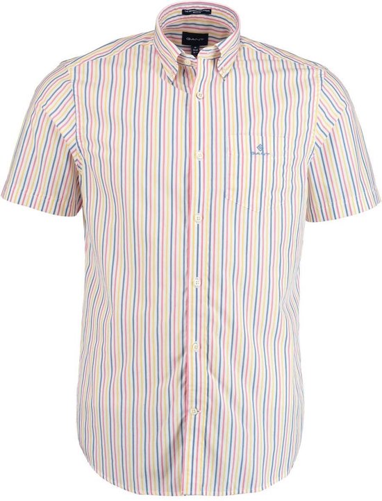 Gant 3060501 Casual overhemd met korte mouwen - Maat L - Heren | bol.com
