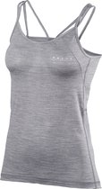 FALKE Wool Silk Dames Singlet - Grey-Heather - Maat XS
