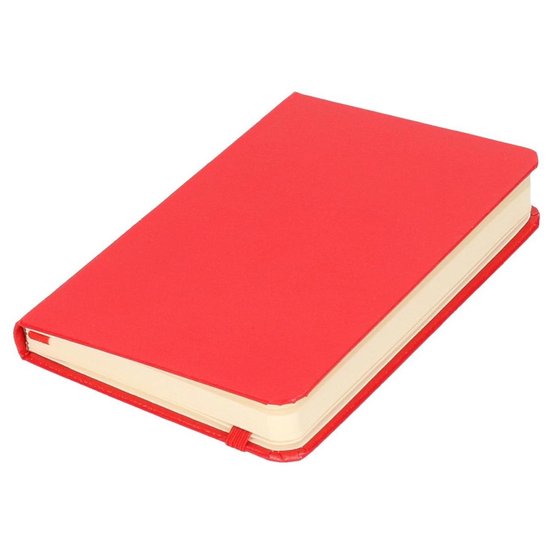 Kapitein Brie speer gegevens Rood pocket luxe schrift gelinieerd A6 formaat - notitieboek hardcover rood  | bol.com