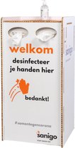 Desinfectiezuil met 1 handgel en 2 tissueboxen