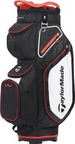 TaylorMade Pro Cart 8.0 Cartbag - Zwart Wit Rood