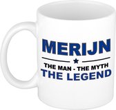 Merijn The man, The myth the legend cadeau koffie mok / thee beker 300 ml