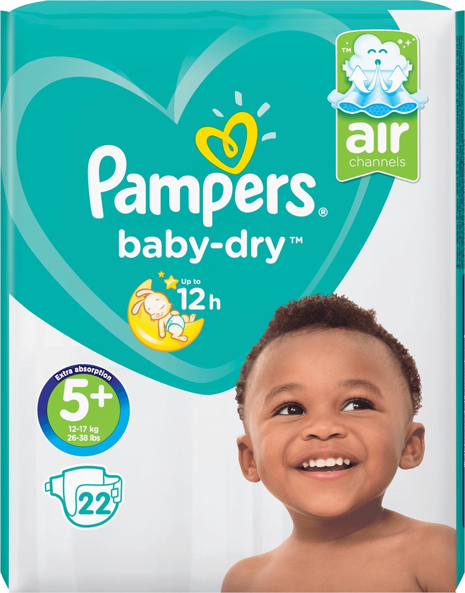 Beangstigend toenemen Absoluut Pampers Baby Dry Maat 5+-22 Luiers | bol.com