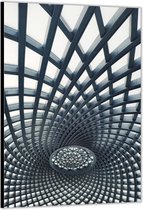 Dibond –Abstracte Figuren– 80x120cm Foto op Aluminium (Met Ophangsysteem)