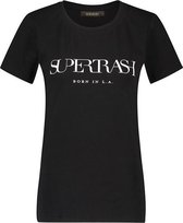Supertrash - T-Shirt - T Shirt Dames - Zwart -  Maat M