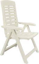 Maxx tuinstoel - verstelbare stoel met armleuningen - wit