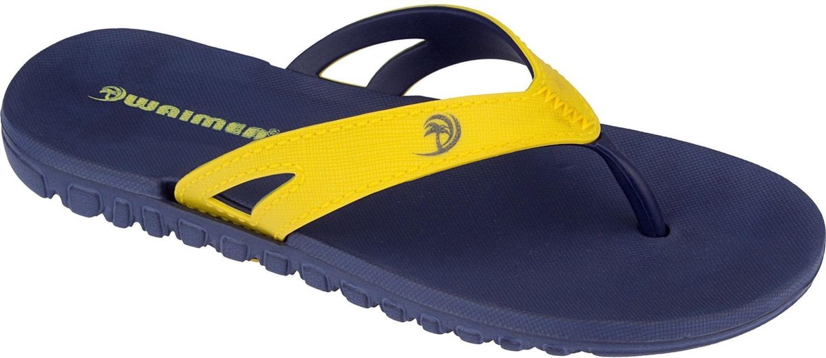 Waimea Teenslippers Rider Junior Marine geel