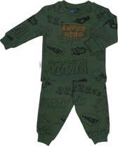 Frogs and Dogs - Pyjama Superheld - Groen - Maat 80 - Jongens