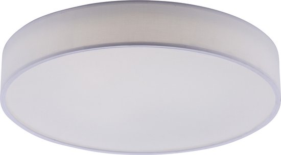 LED Plafondlamp WiZ - Smart LED - Trion Ditro - 36W - Aanpasbare Kleur - RGBW - Dimbaar - Afstandsbediening - Rond - Mat Wit - Aluminium