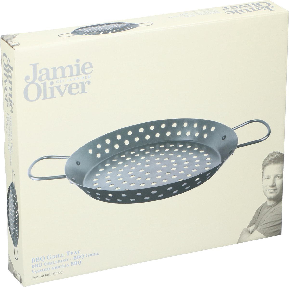 Smerig Geavanceerde Spoedig Barbecue/bbq accessoires set grillpan en tang Jamie Oliver keuken  benodigdheden -... | bol.com