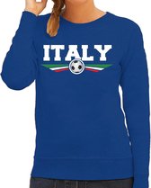 Italie / Italy landen / voetbal sweater blauw dames S