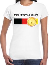 Deutschland / Duitsland landen t-shirt wit dames XS