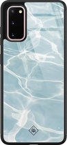 Samsung S20 hoesje glass - Oceaan | Samsung Galaxy S20 case | Hardcase backcover zwart