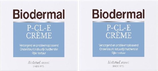 Bol Com Biodermal P Cl E Creme 2 X 50 Ml Voordeelverpakking
