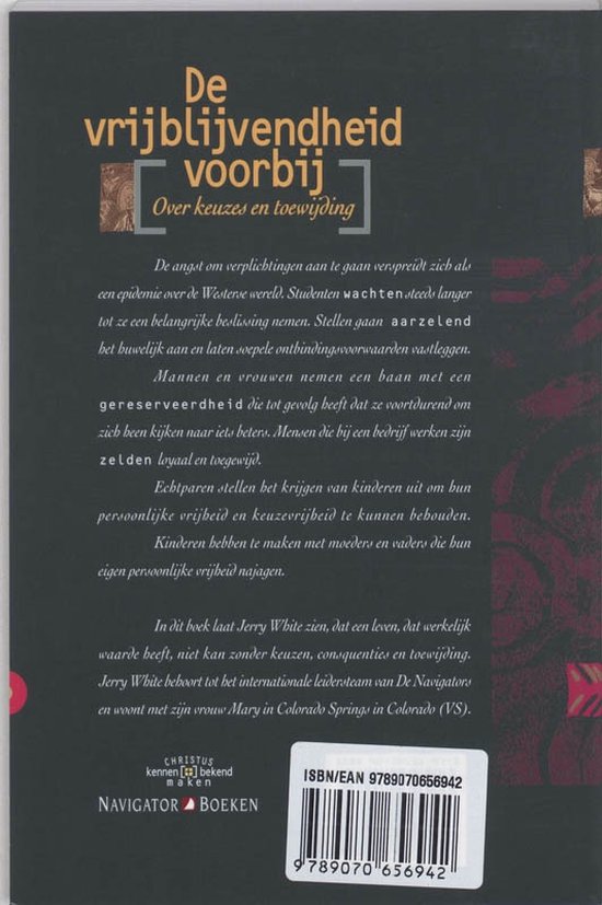 Vrijblijvendheid voorbij
