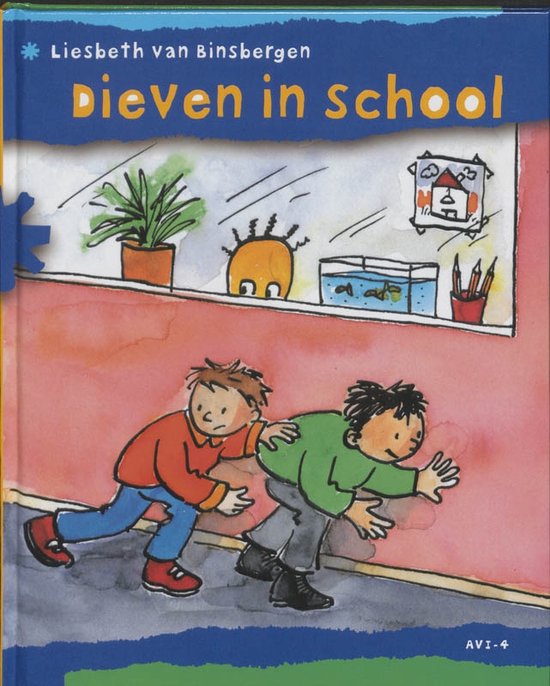 Cover van het boek 'Dieven in school' van Liesbeth van Binsbergen
