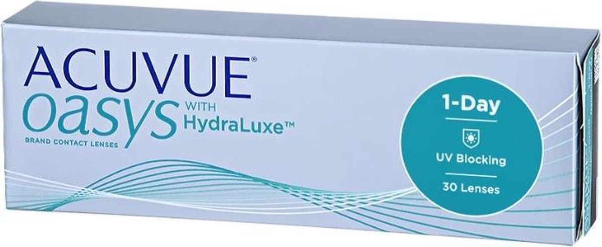 Lentilles de contact Acuvue Oasys Hydraluxe 1 jour de remplacement -1,75 Bc  / 8,5 30... | bol.com