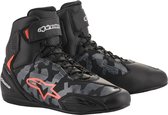 Alpinestars Faster-3 Shoes Black Gray Camo Red Fluo Maat EU 41 / US 8.5 25102199003