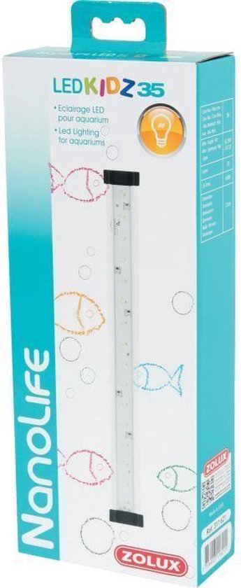 ZOLUX Rampe éclairage LED - Pour aquarium Nanolife Kidz - 35 cm | bol.com