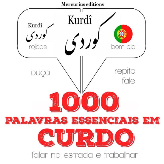 1000 palavras essenciais em curdo - cover