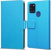 Samsung Galaxy A21s hoesje - Book Wallet Case - blauw