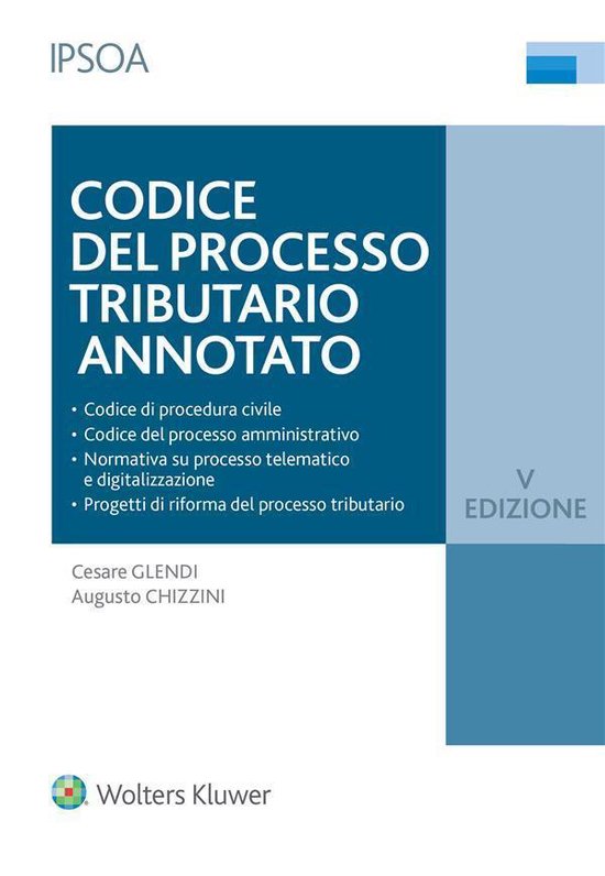 Codice del processo tributario annotato - cover