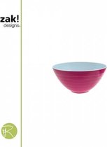 Zak!Designs Sorbet - Saladeschaal - Twotone Wave - 25 cm - Paars / Licht Blauw