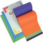 19x Gallery gekleurd tekenpapier Multicolor, 24,5x34,5cm, 120 g/mÂ², blok van 20 vel
