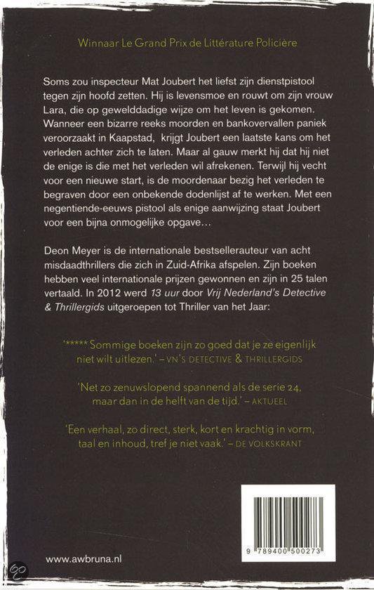 Achterkant van het boek 'Feniks' met tekst en ISBN.