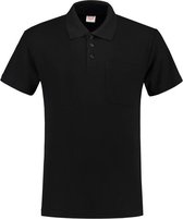 Tricorp Poloshirt borstzak - Casual - 201011 - Zwart - maat S