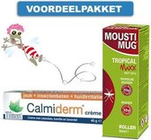 Tropen 50% Deet Pakket Moustimug Tropical Maxx Roller en Calmiderm crème