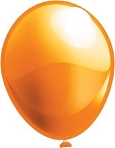 Topballon metallic oranje (Ã˜91cm)