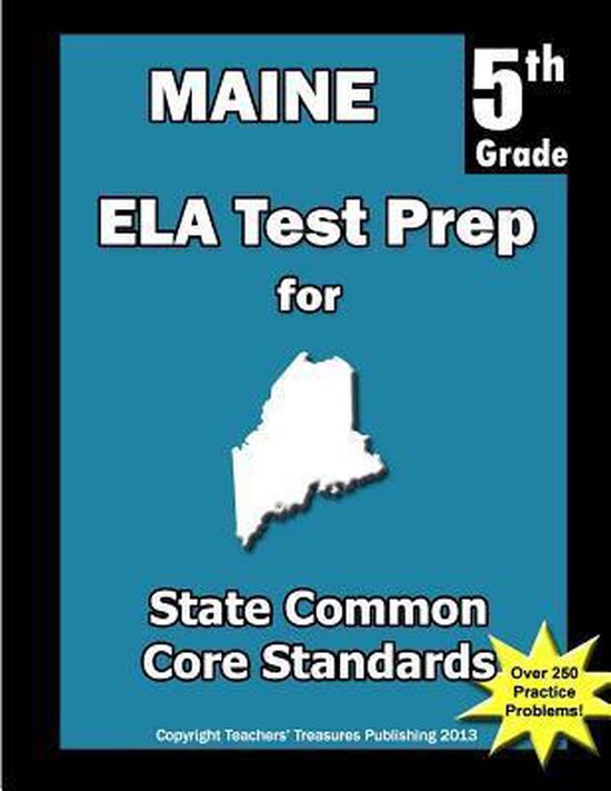 Maine 5th Grade Ela Test Prep - cover