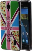 Keizerskroon TPU Cover Case voor Huawei Y635 Hoesje