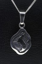 Pendentif collier de style hopi indien en argent