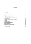Pagina met inhoudsopgave van het boek.